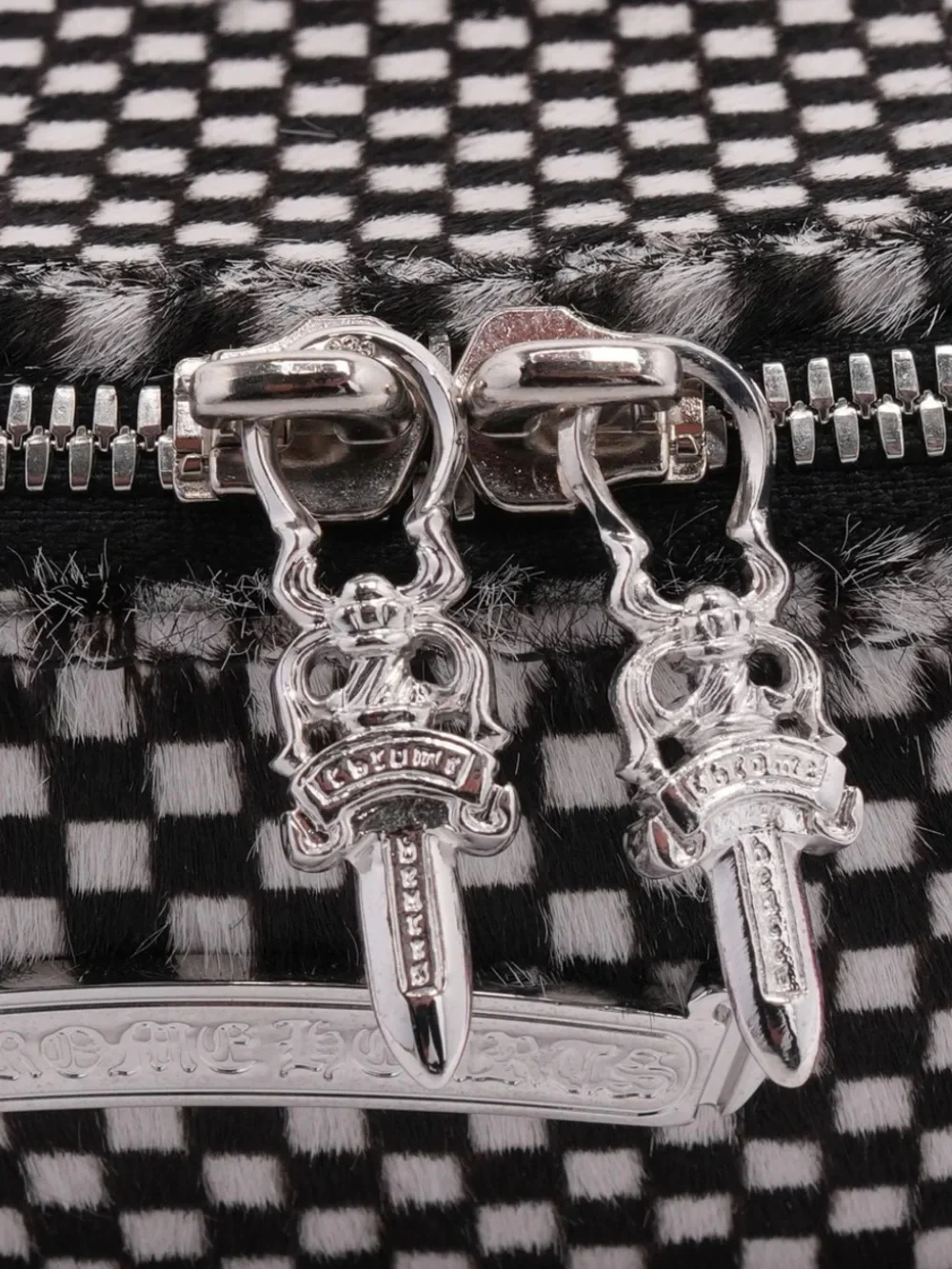 chrome hearts pony hair jewelry /cosmetic case